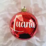 Bolinhas de Natal com Nomes