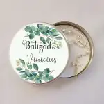 Latinha Batizado Mini Terço