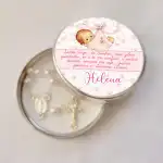 Latinha com Mini Terço Maternidade