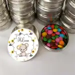 Lembrancinha Maternidade Ursinha Latinha Onde Comprar