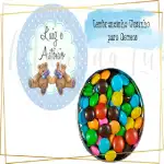 Lembrancinha Ursinho Gêmeos Loja Virtual