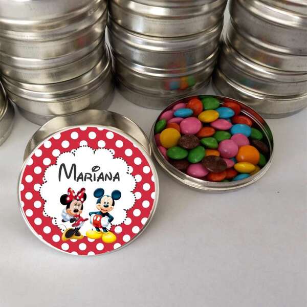 Lembrancinha de Aniversario Infantil Minnie e Mickey