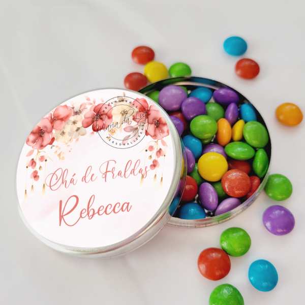 Lembrancinha Chá de Fralda Simples Rosa