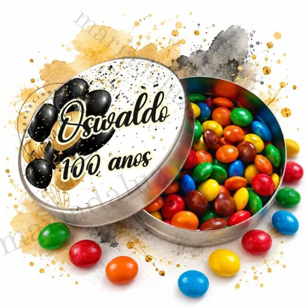 Lembrancinha para Aniversário de 100 anos Masculino