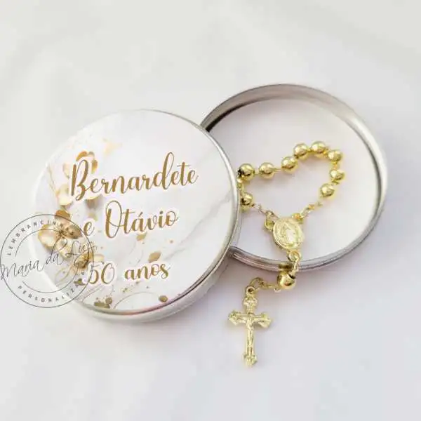 Lembrancinhas Bodas de Ouro Personalizadas