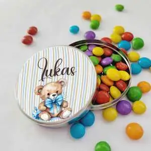 Lembrancinhas Latinhas Personalizadas para Maternidade Latinha com Balinhas Decoração