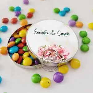 Lembrancinha Ecc Latinha com Balinhas Decoração