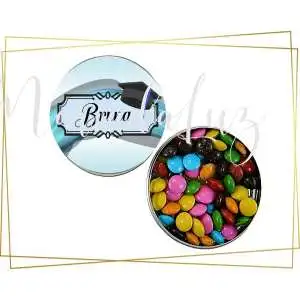 Lembrancinhas Formatura Logística Latinha com Balinhas Decoração