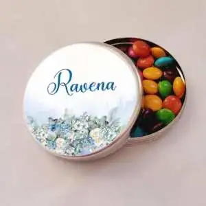 Lembrancinhas de Maternidade na Latinha Latinha com Balinhas Decoração