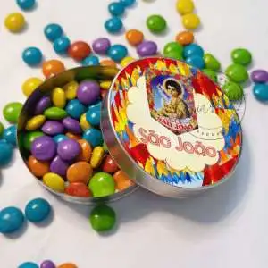 Lembrancinha São João Latinha com Balinhas Decoração