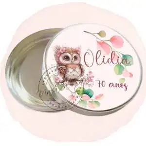 Lembrancinhas Aniversário 70 Anos Latinha Personalizada Vazia Decoração