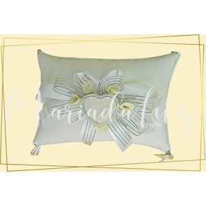 Almofada Para Alianca Casamento Branca