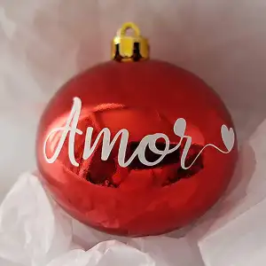 Bola de Natal Transparente