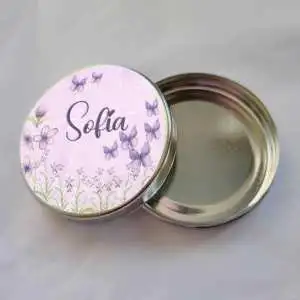 Latinha Lembrancinha Borboleta Latinha Personalizada Vazia