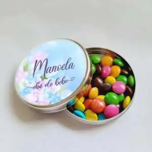 Latinha Lembrancinha Cha de Bebe