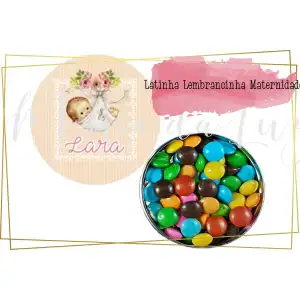 Latinha Lembrancinha Maternidade