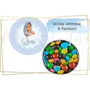 Lembranca Latinhas Personalizadas Nascimento