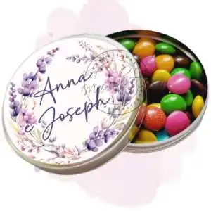 Lembrança de Casamento Personalizada Lilás