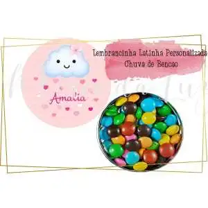 Lembrancinha Latinha Personalizada Chuva Bencao