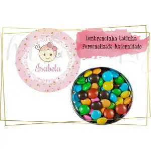Lembrancinha Latinha Maternidade