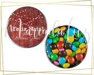 Lembrancinha Latinha Personalizada Natal