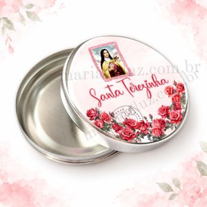 Lembrancinha Santa Terezinha Flores Vermelha