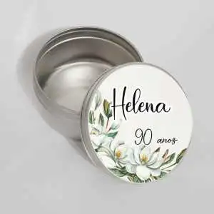 Lembrancinha de Aniversário de 90 anos Feminino